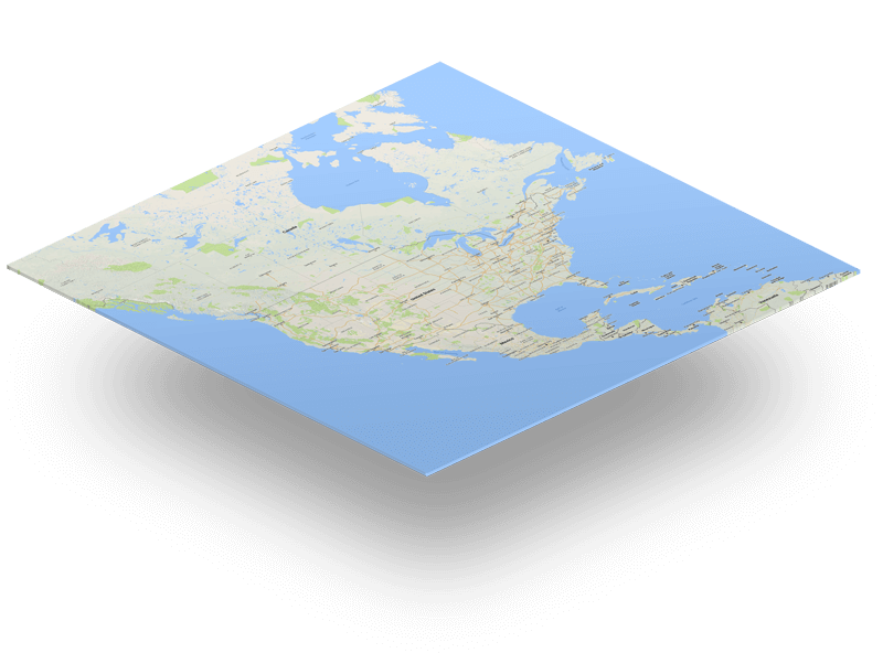 Isometric image base map