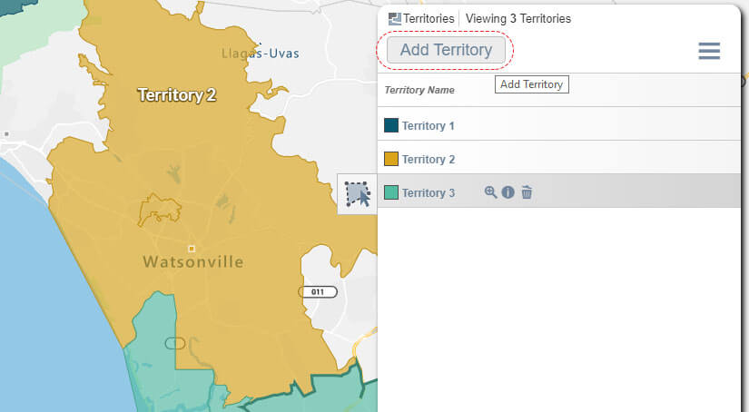 Edit your ZIP code territories