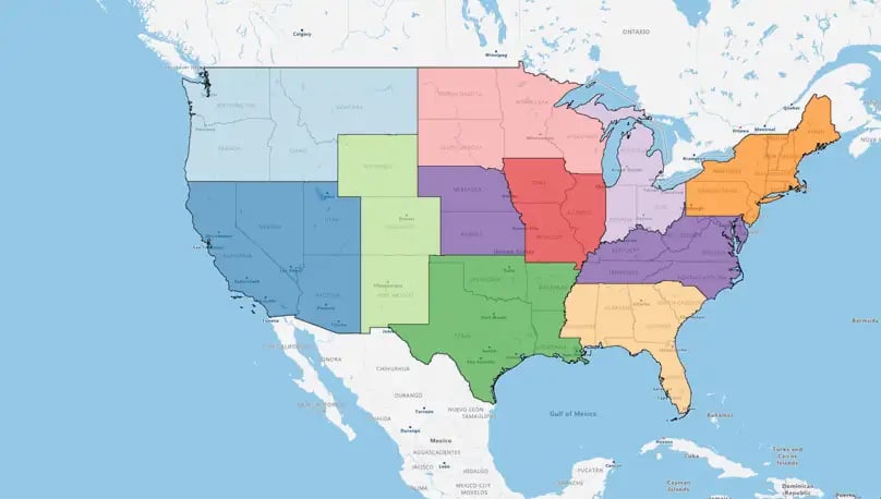 Desktop territory map