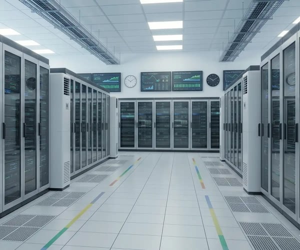 Room of server computers