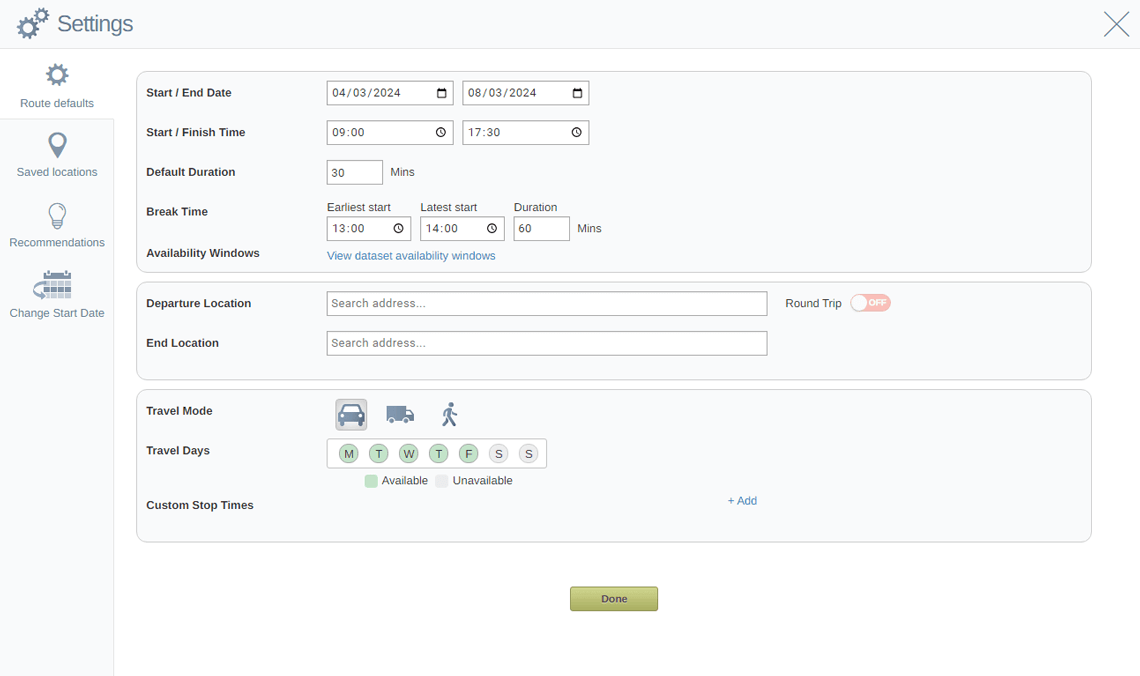 route-planning-tool-settings