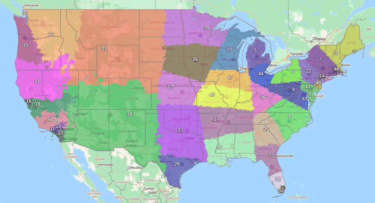 Sales territory mapping software makes territory design easy