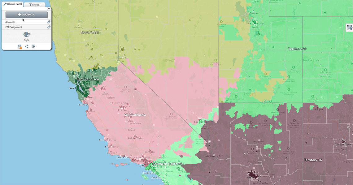 Territory map