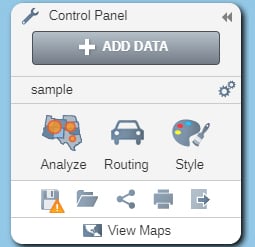 Map values by pin size