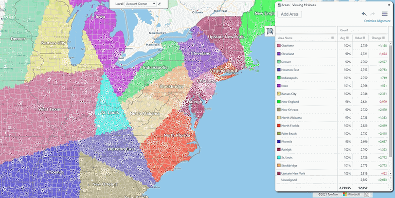 Aligning your sales territories