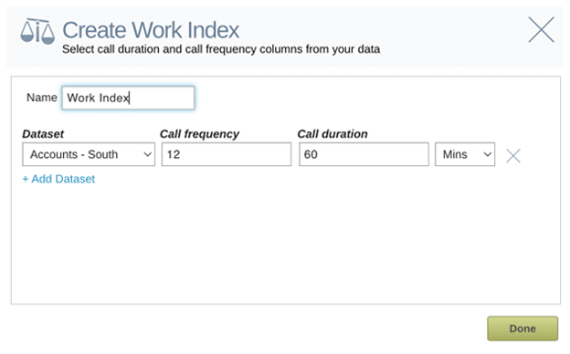 Create work index