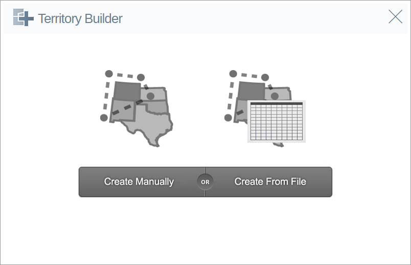 Build ZIP code territories from file