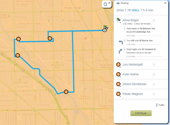 Optimized routing