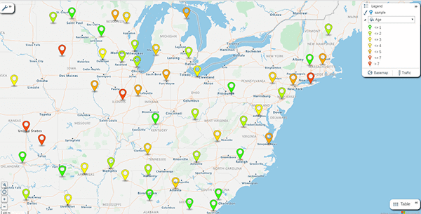 Pin geo map Pin geo map
